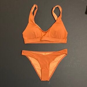 Vibrant Orange Bikini Set CIKADA NEW NO TAG